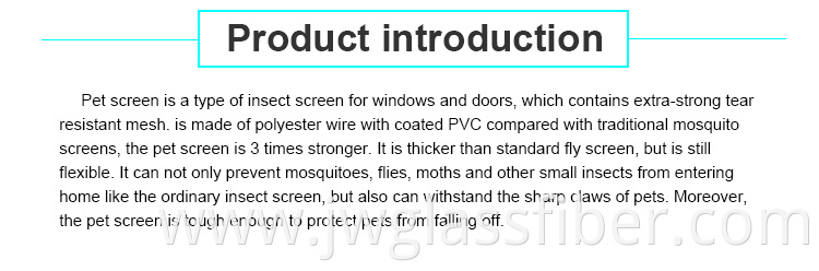 black pvc coated polyester insect mesh pet for protection